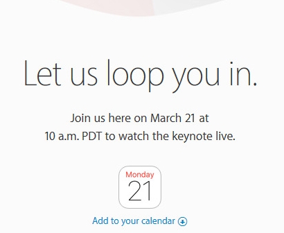 Apple-Event- Keynote-March 2016