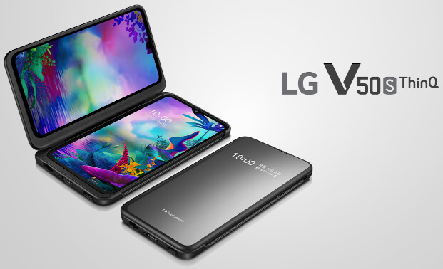 LG V50S ThinQ 発表、5G通信対応でデュアルスクリーン可能なハイ