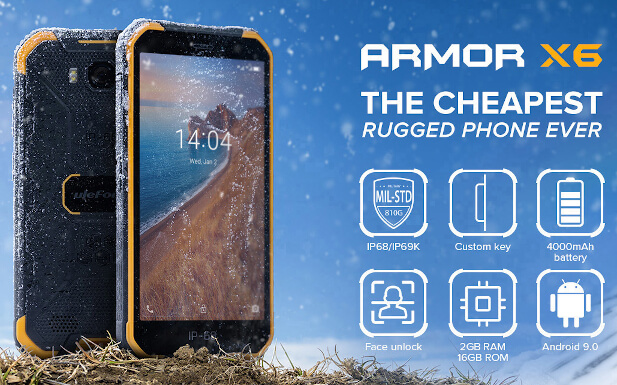 Ulefone Armor X6 発表 5インチディスプレイの耐衝撃 防水防塵対応のスマートフォン Phablet Jp ファブレット Jp