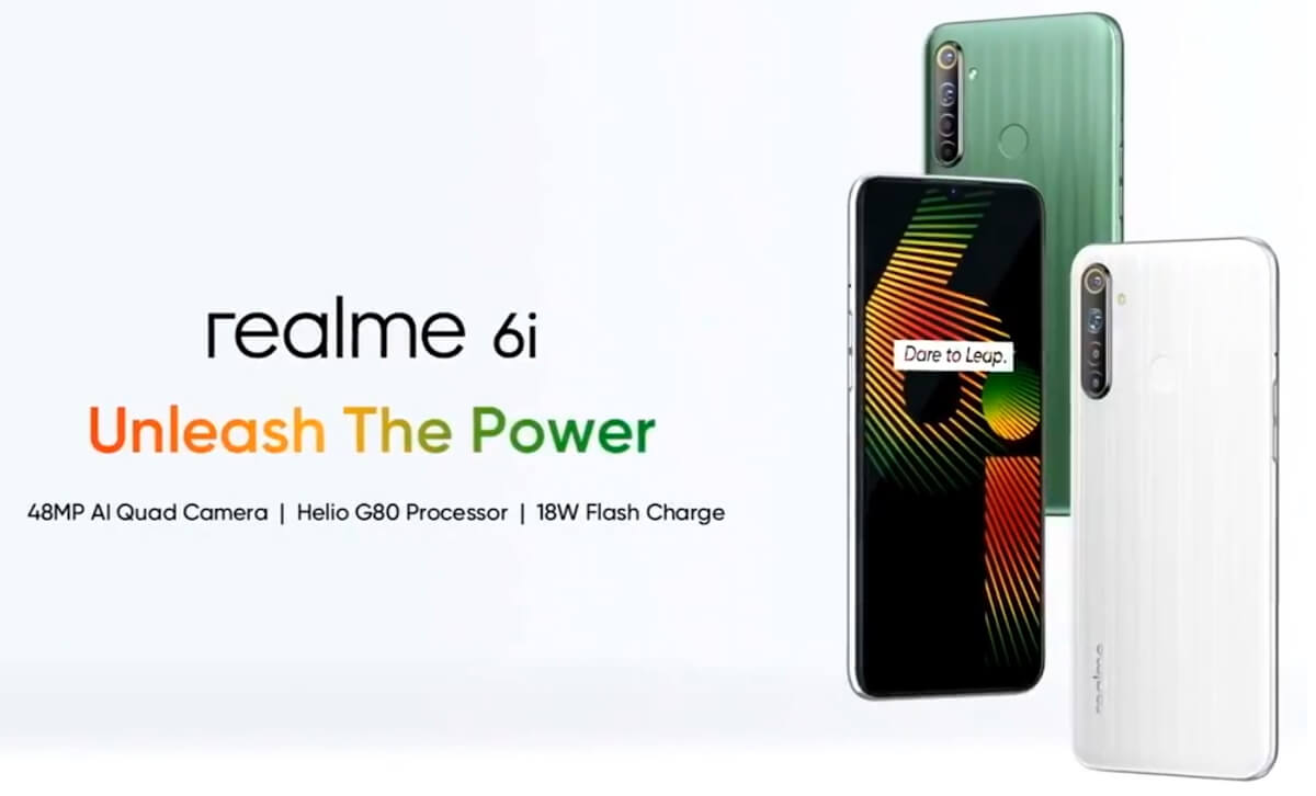 Realme 6i 発表 Mediatek Helio G80 5000mahバッテリー搭載の6 5型スマートフォン Phablet Jp ファブレット Jp