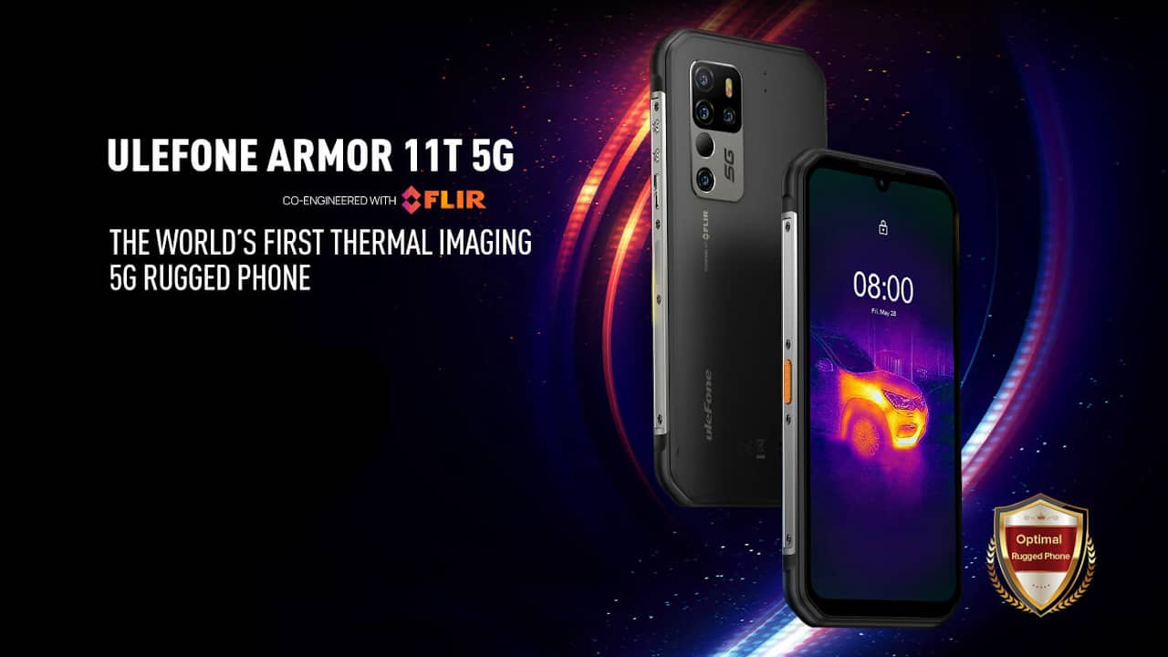 サーマルカメラ搭載5Gタフネスモデル「Ulefone Armor 11T 5G」発表