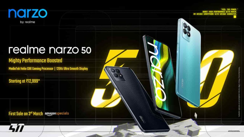 realme narzo 50