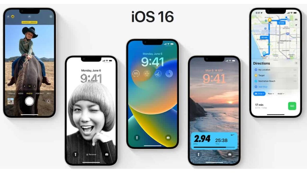 「iOS 16」「iPadOS 16」