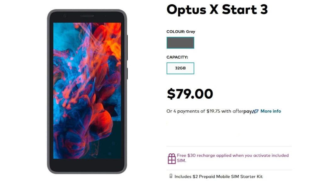 ZTE Optus X Start 3
