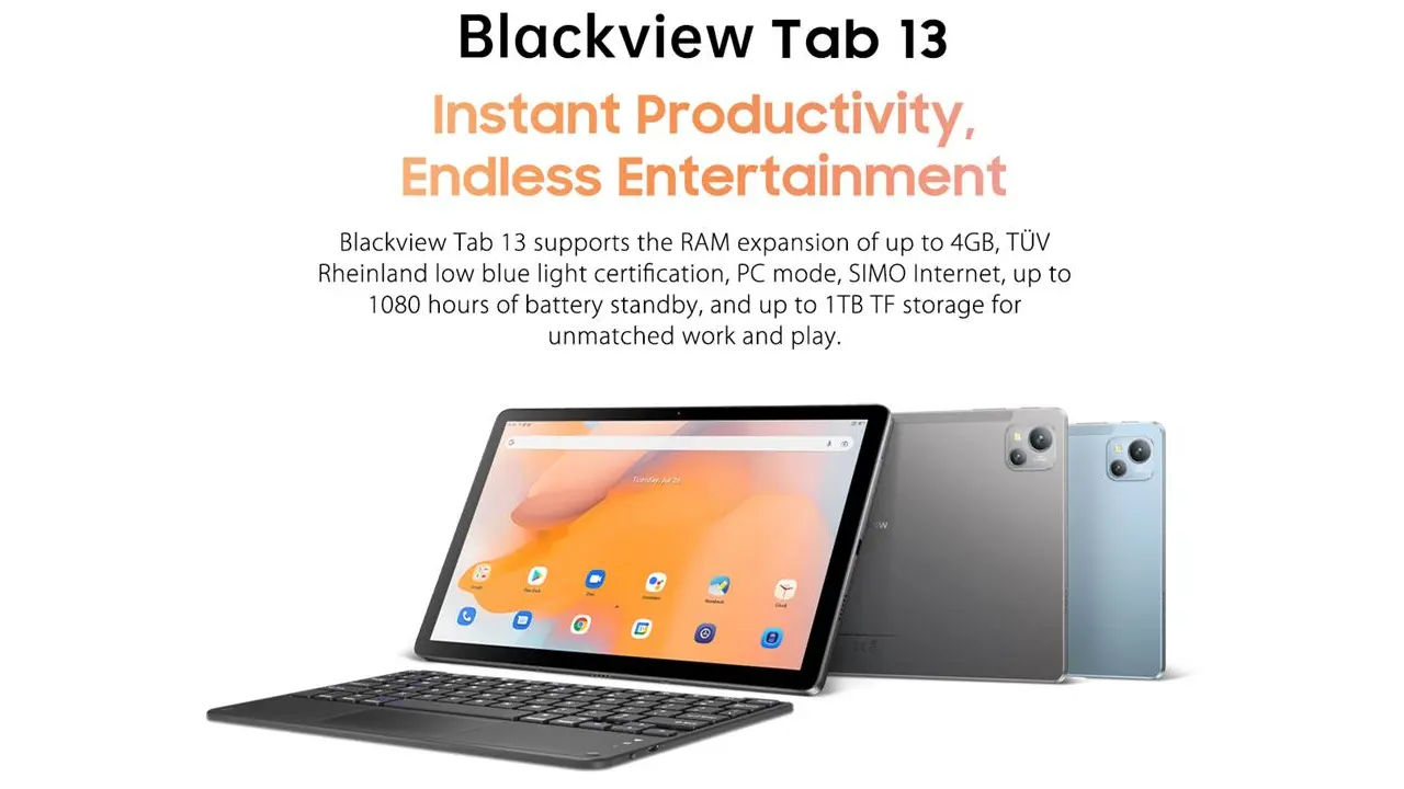 Blackview Tab 13 発表、Helio G85搭載の10インチAndroidタブレット