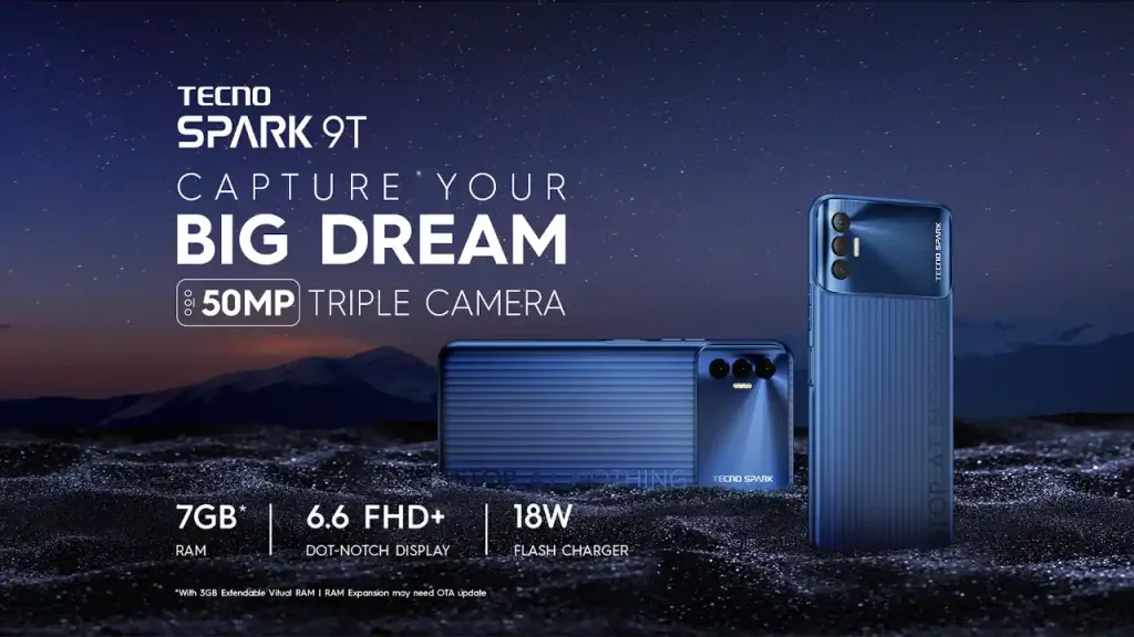 インド版 TECNO SPARK 9T