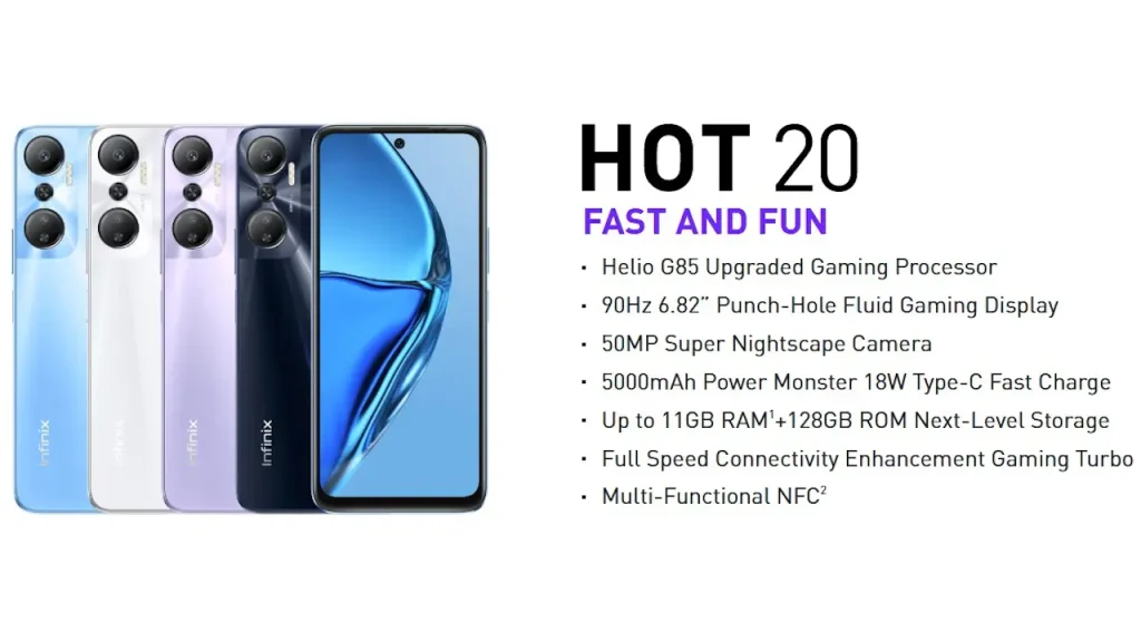 4G版 Infinix HOT 20