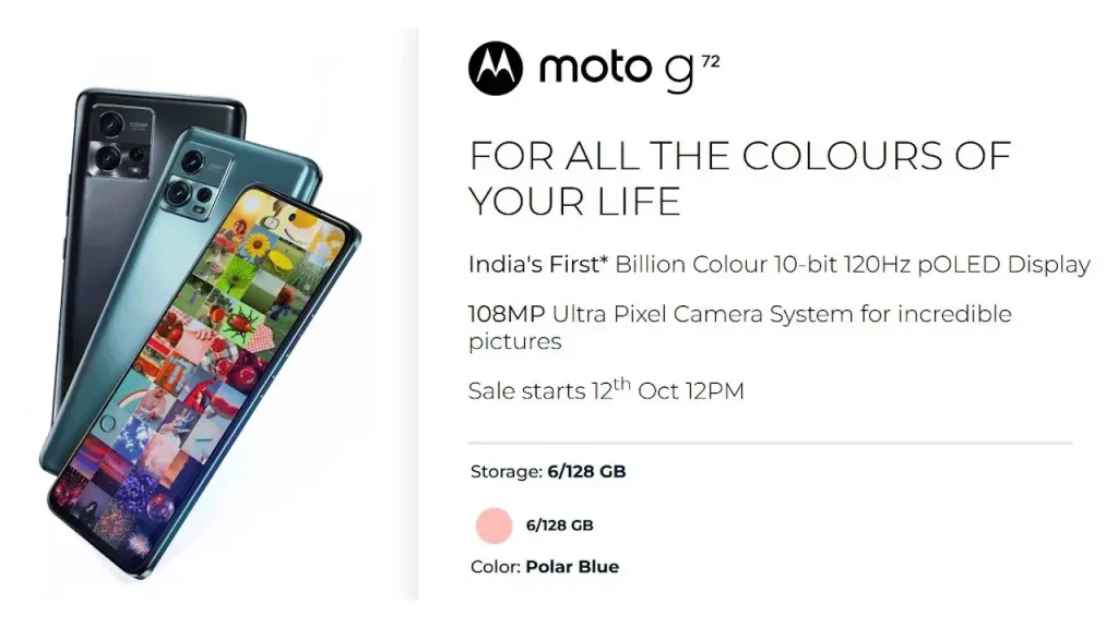 moto g72