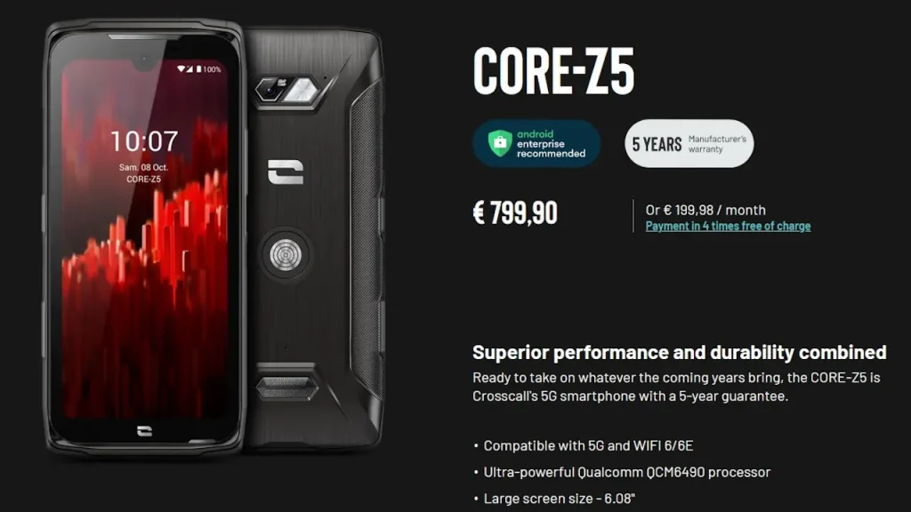 Crosscall CORE-Z5
