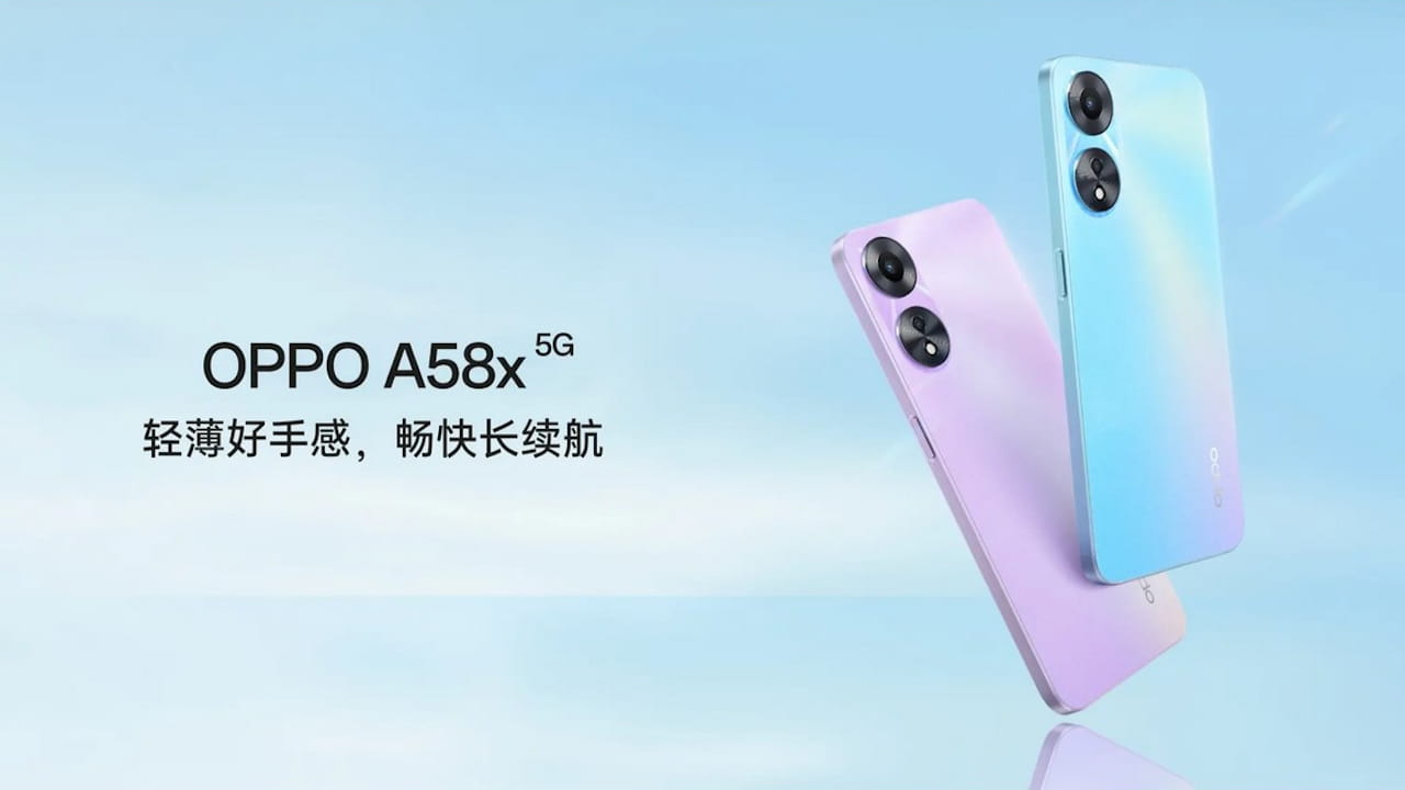 OPPO A58x 5G