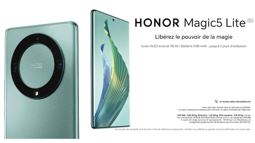 HONOR Magic5 Lite 5G