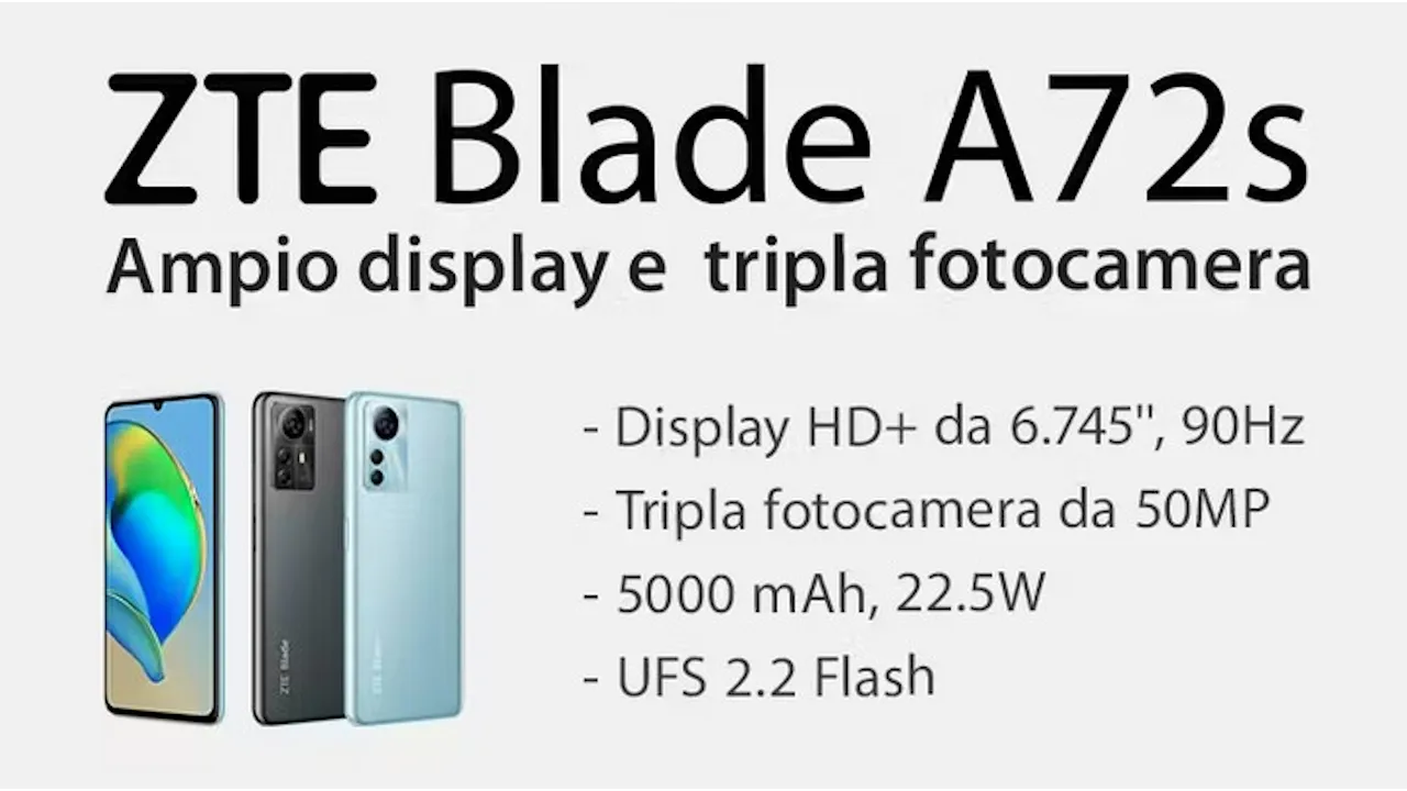 ZTE Blade A72s
