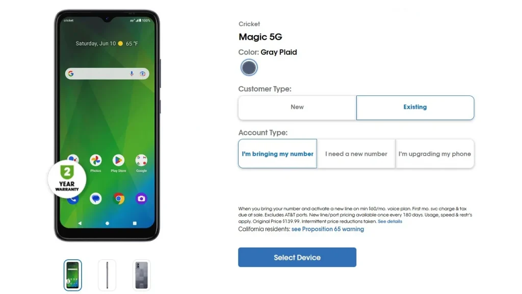 Cricket Magic 5G