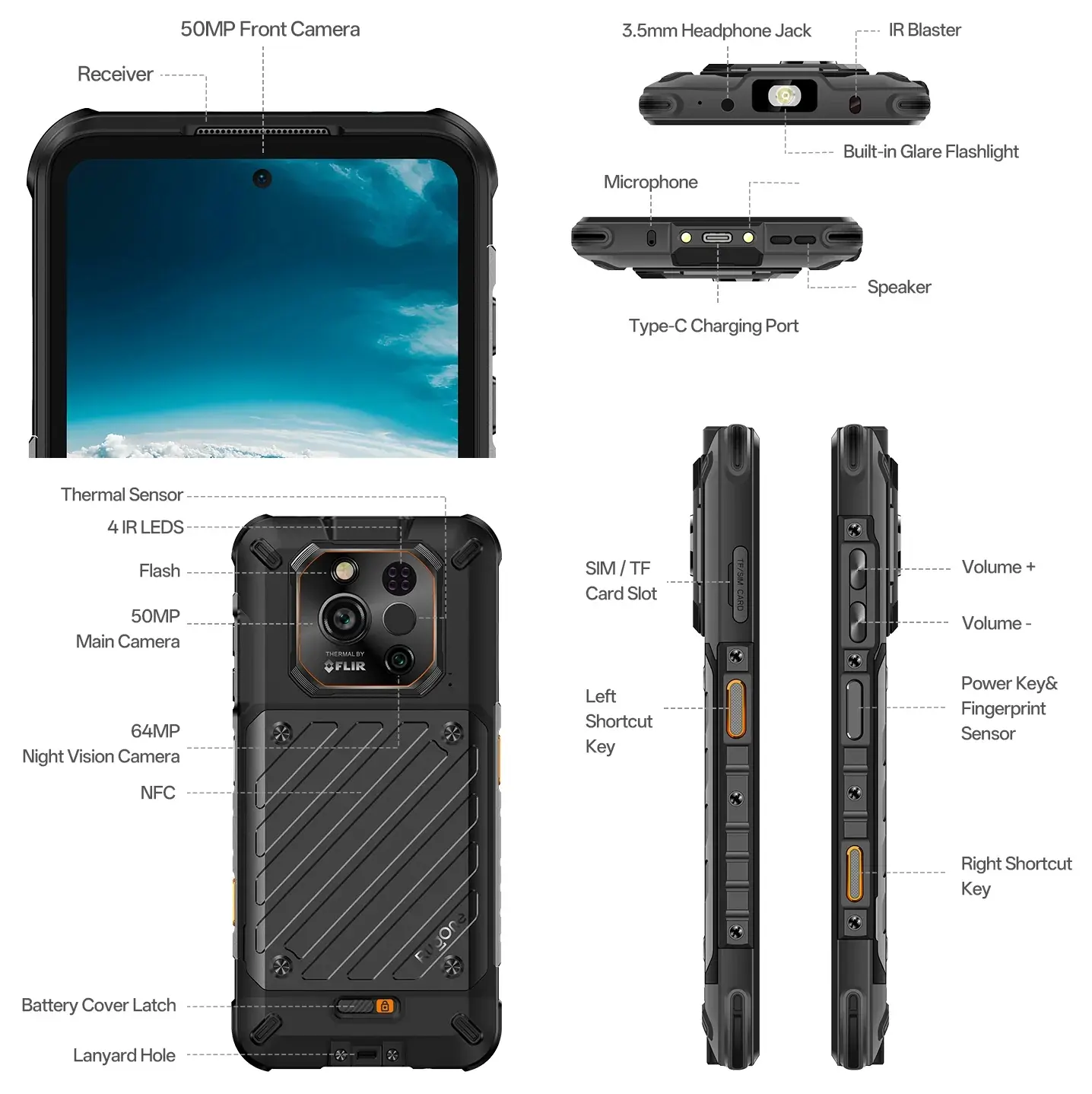 RugOne Xever 7 Pro 発表、取り外し可能なバッテリー搭載