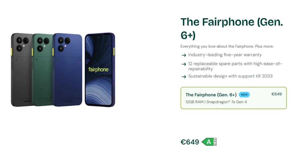 Fairphone (Gen. 6+)