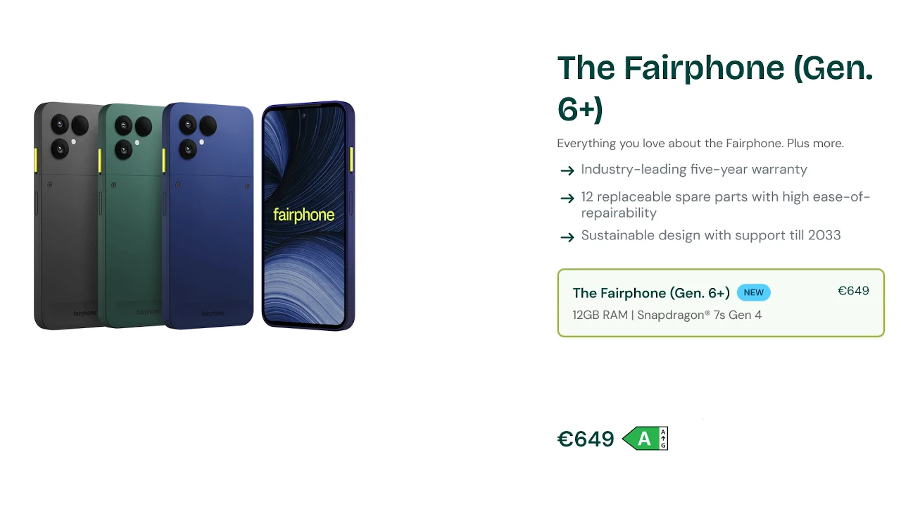 Fairphone (Gen. 6+)