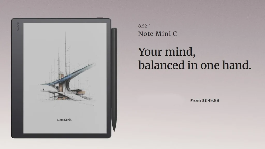 BOOX Note Mini C