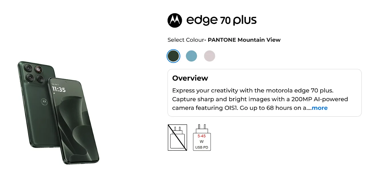 motorola edge 70 plus
